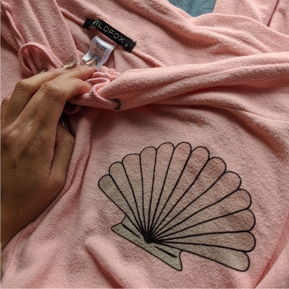 Wildfox Seashell Set Sweatshirt and Bottoms - Picture 3 of 6